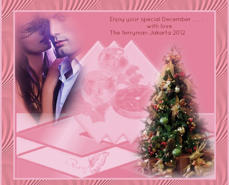 Couple with Christmas Tree