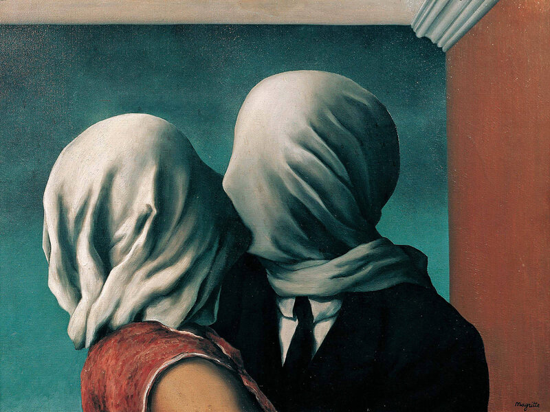 Couple with Covered Faces