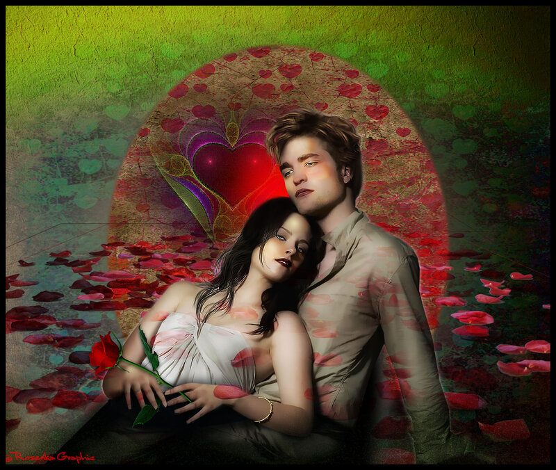Couple with Rose Petals