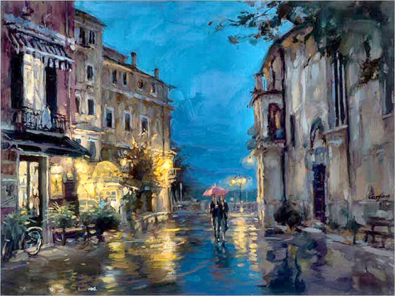 Couple with Umbrella