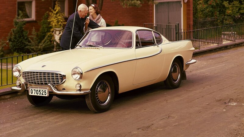 Couple with Vintage Car — Cream