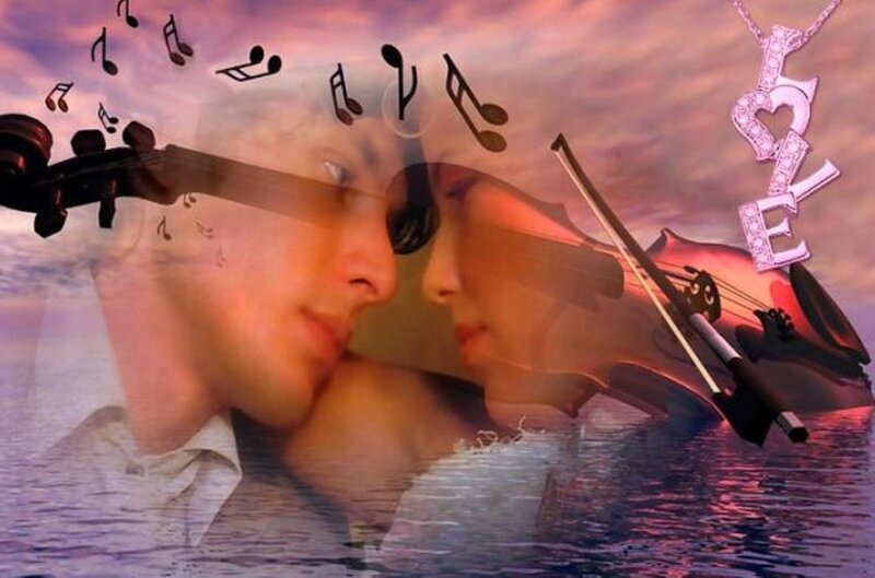 Couple with Violins