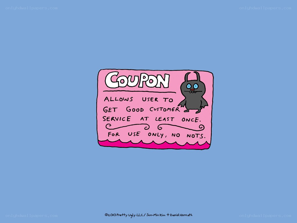 Coupon for good customer service