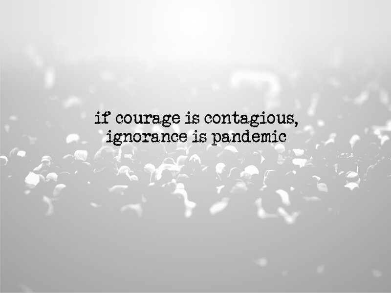 courage and ignorance quote