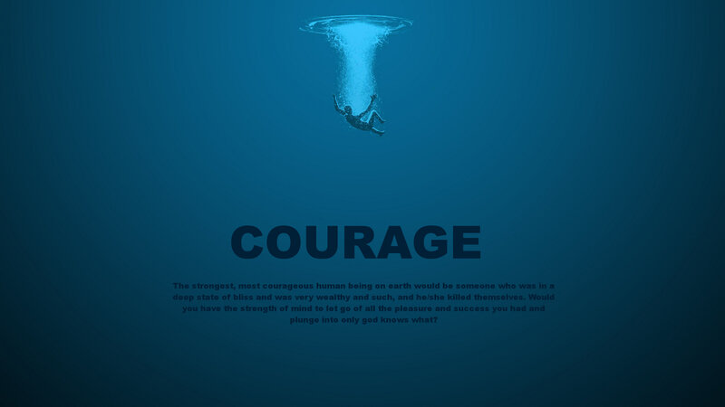 Courage in the deep