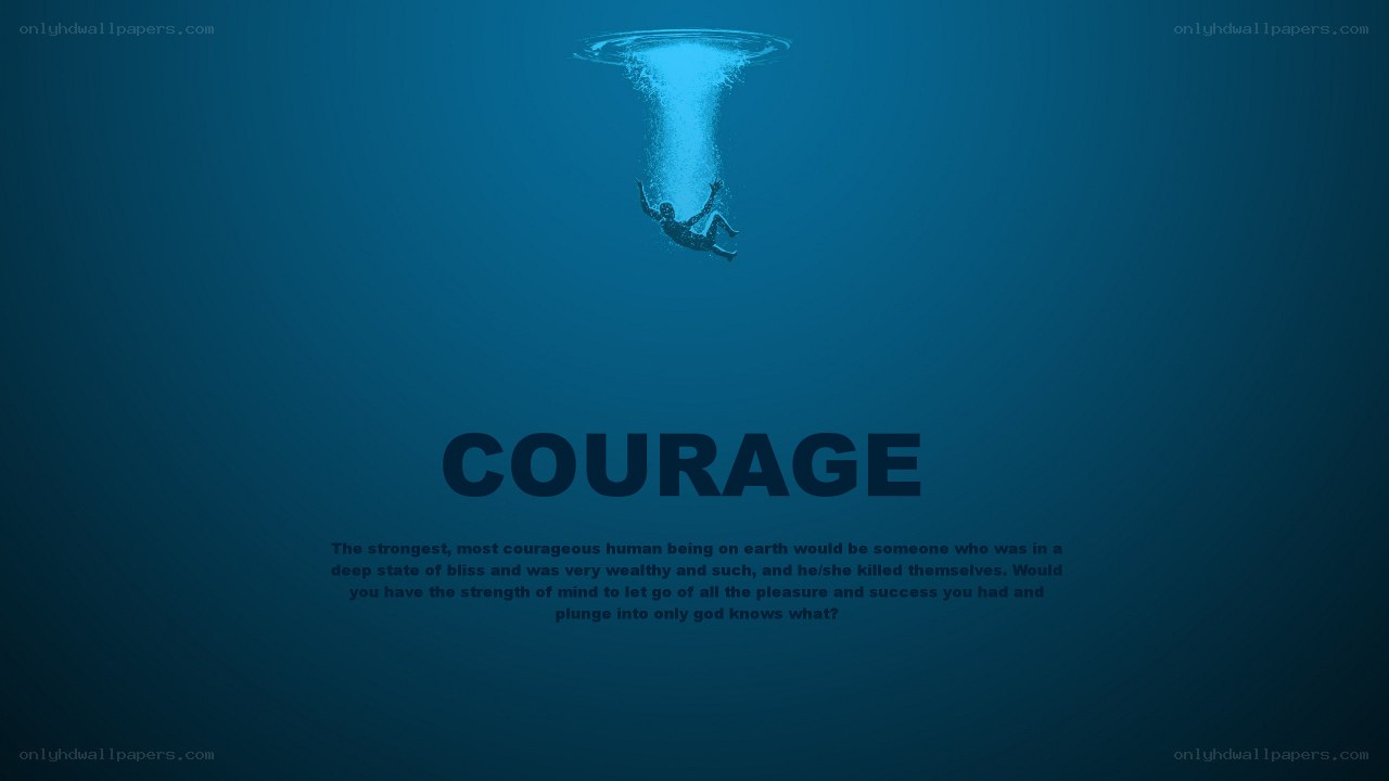 Courage in the deep