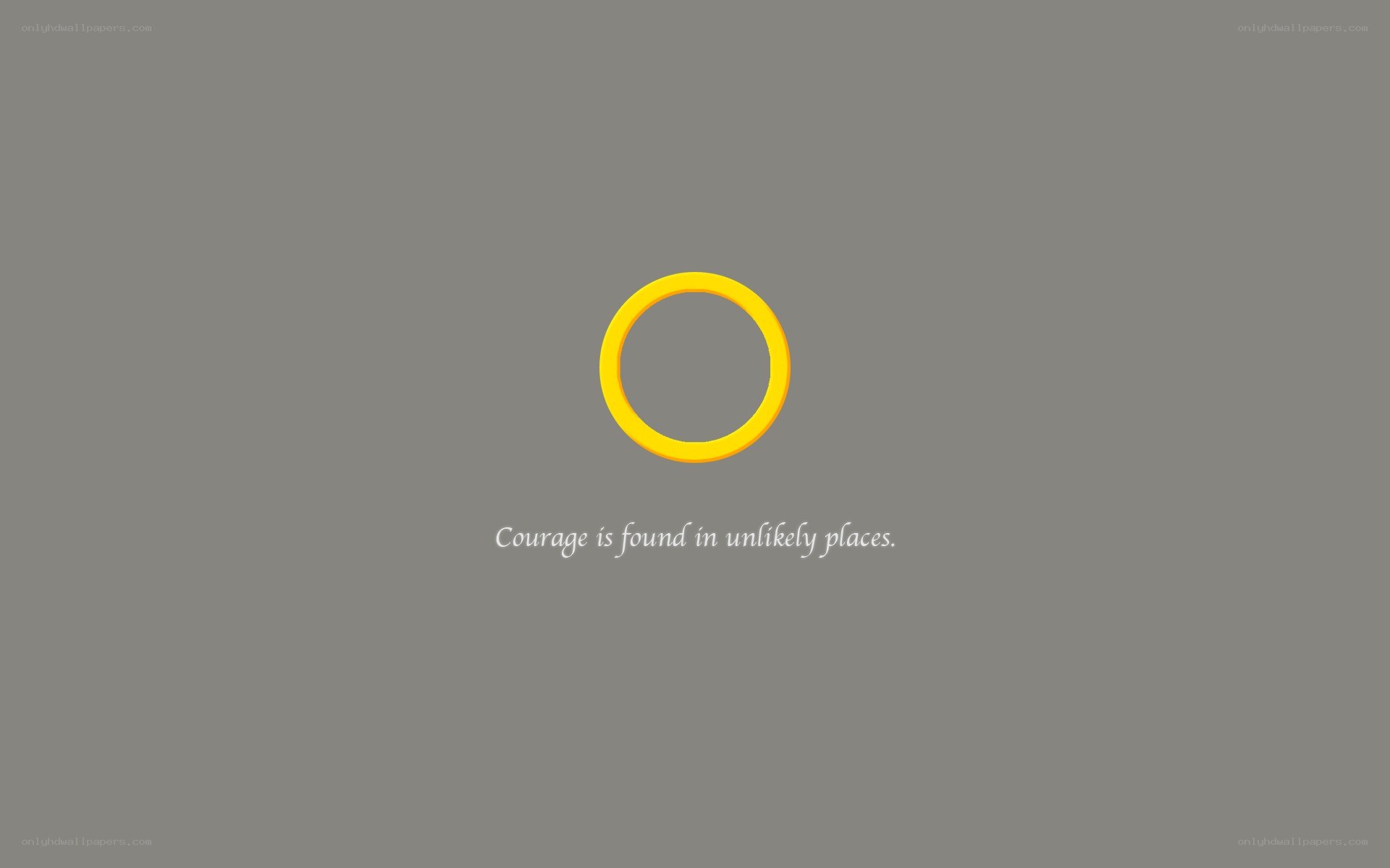 Courage in unlikely places