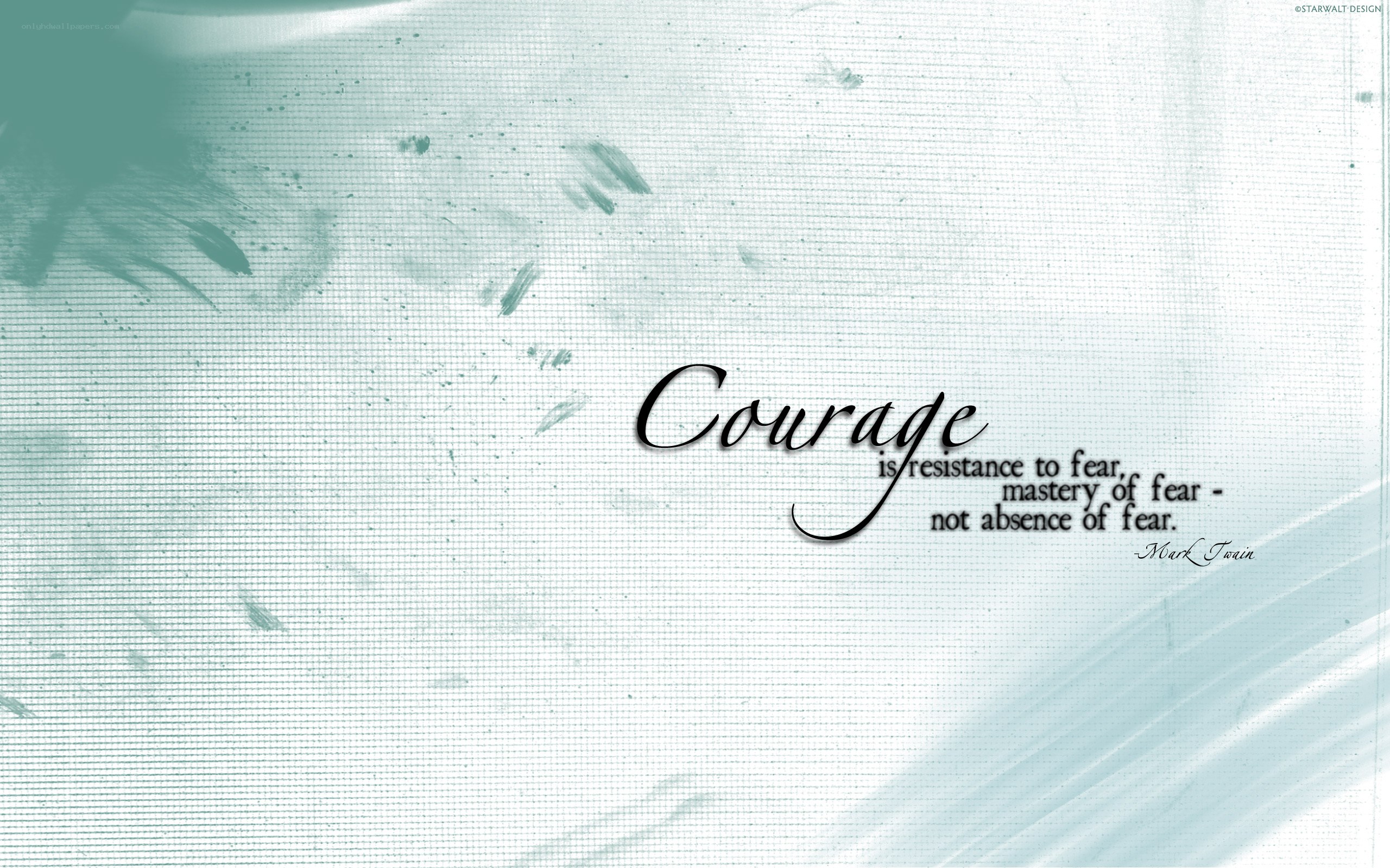 courage quote wallpaper