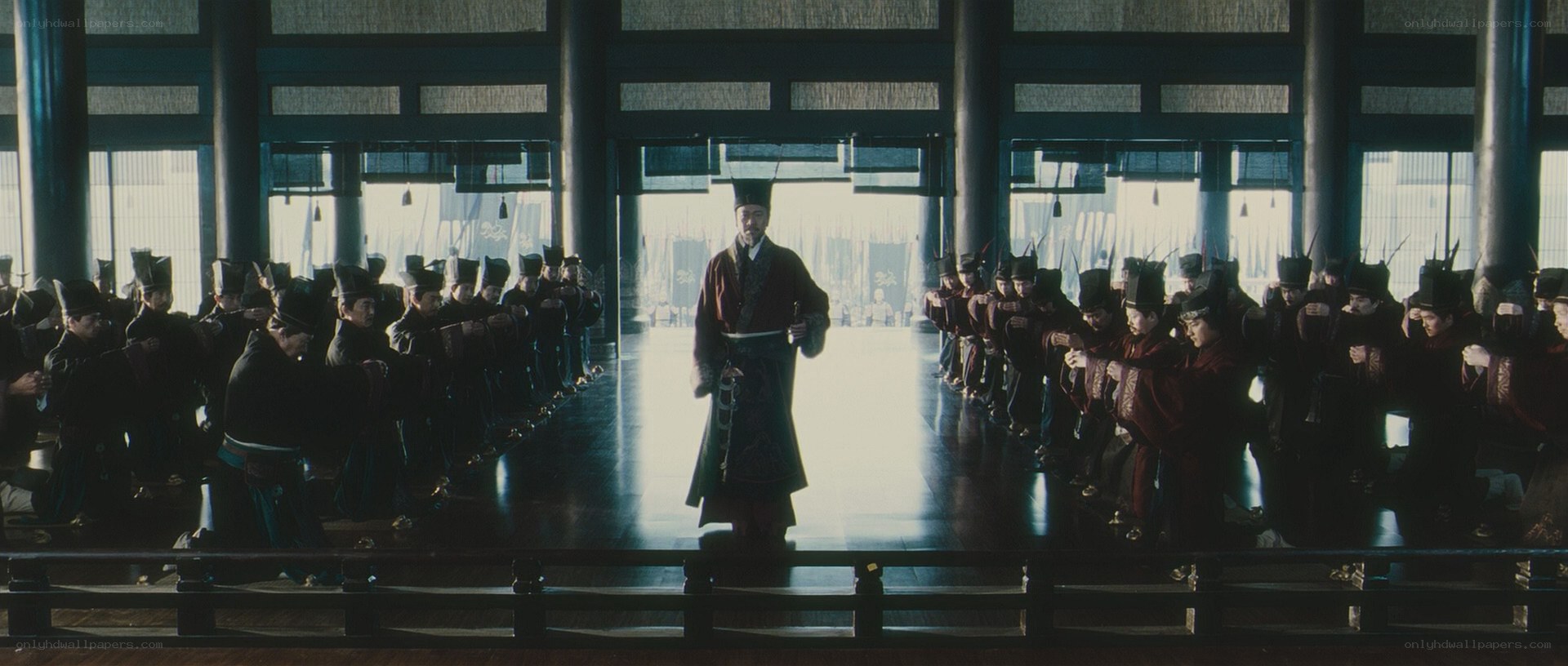 court ceremony scene