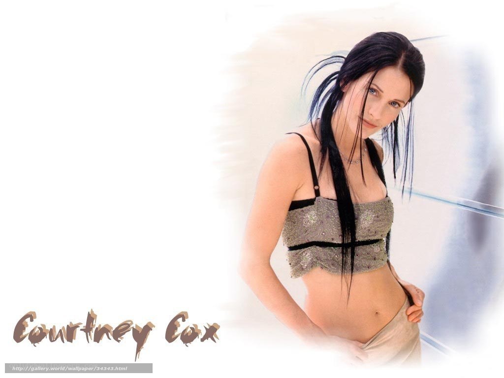 Courtney Cox in a sparkly top