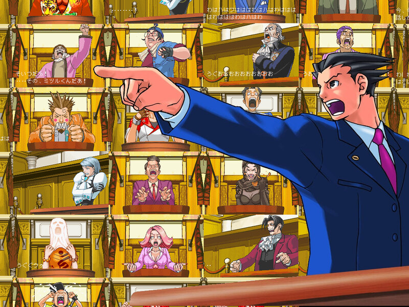 courtroom drama scene