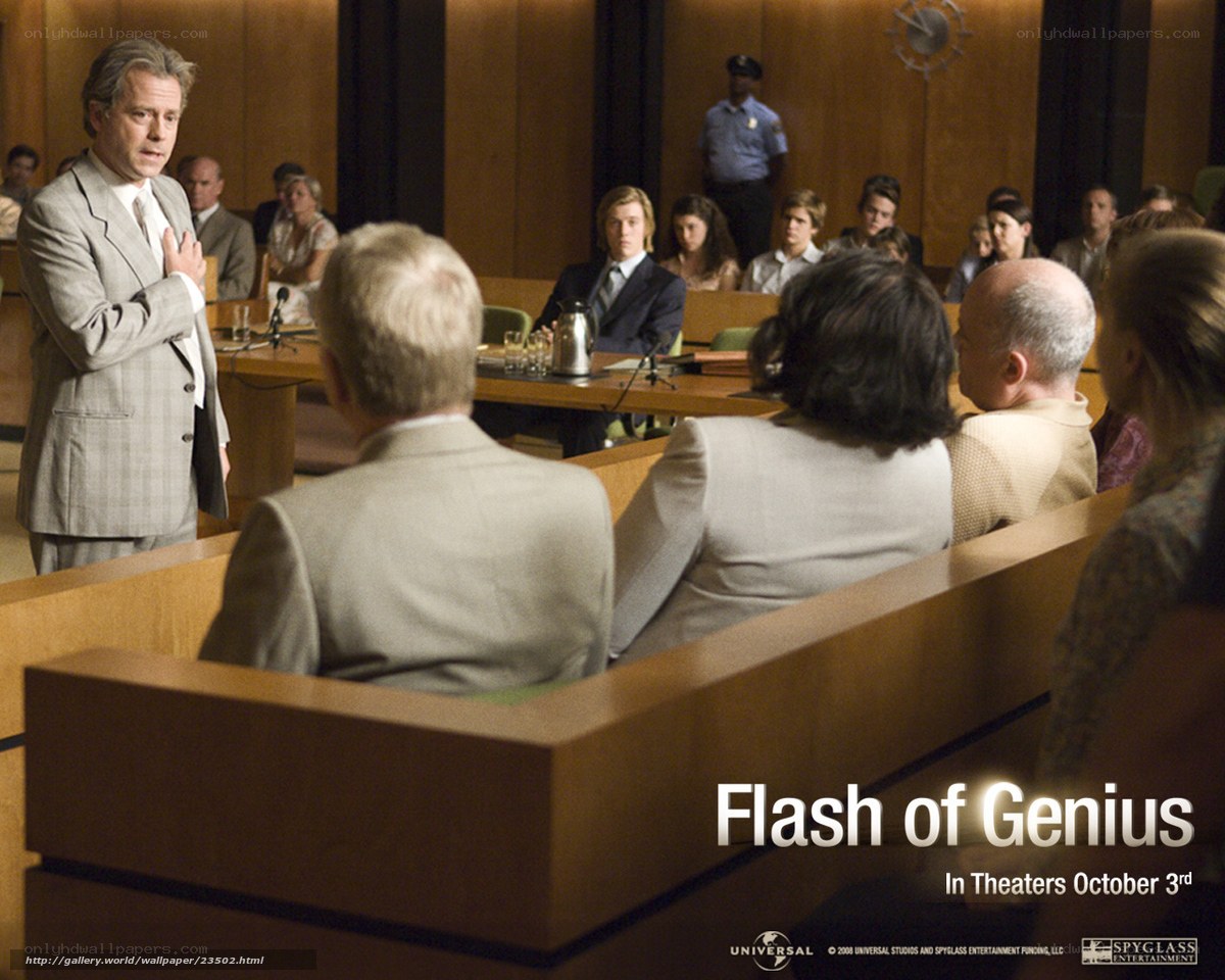 courtroom scene from flash of genius