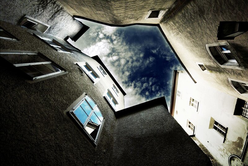 Courtyard Between Buildings