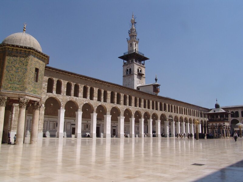 Courtyard of a historic mosque
