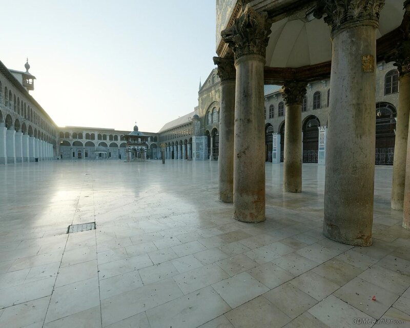 Courtyard of a historic mosque