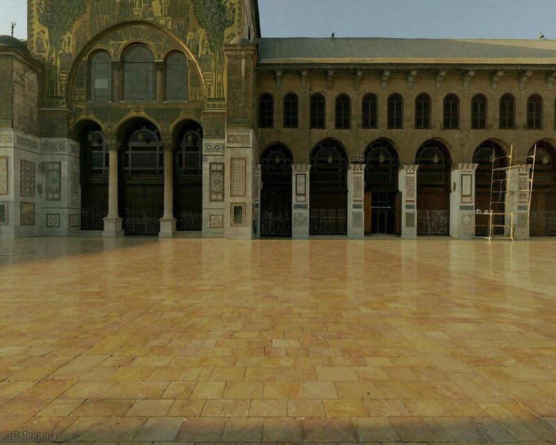 Courtyard of a historic mosque