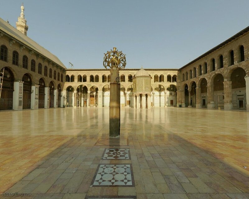 Courtyard of a historic mosque