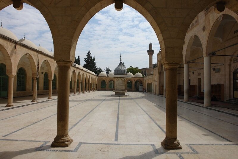 Courtyard of a historic mosque