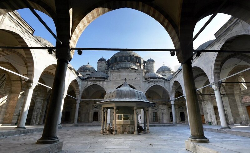 Courtyard of a historic mosque