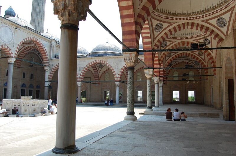 Courtyard of a historic mosque