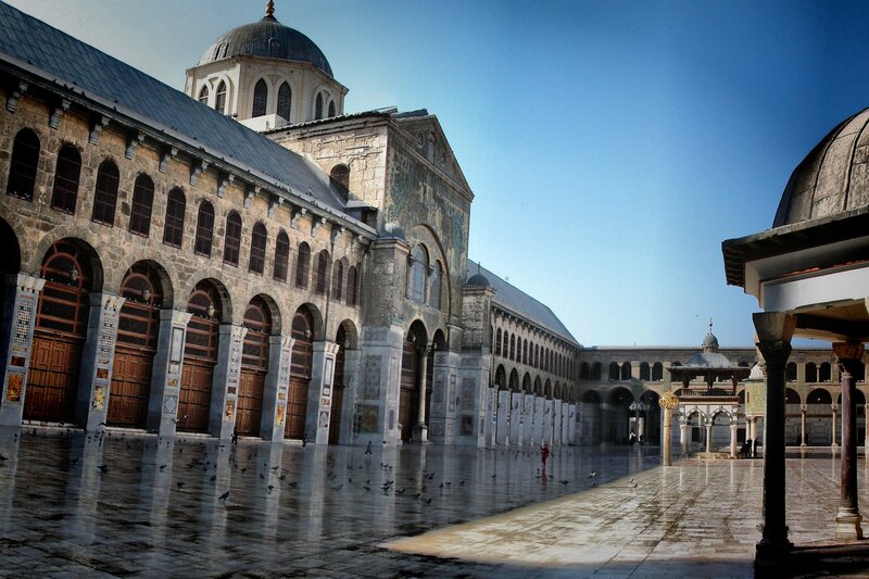 Courtyard of a historic mosque