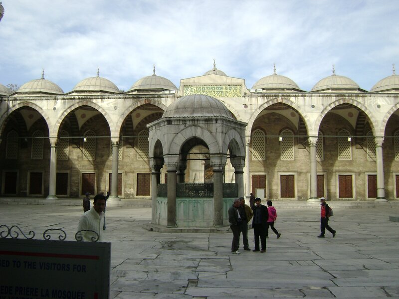 Courtyard of a historic mosque