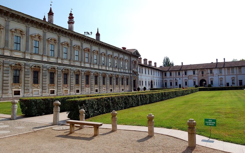 Courtyard of a historic palace