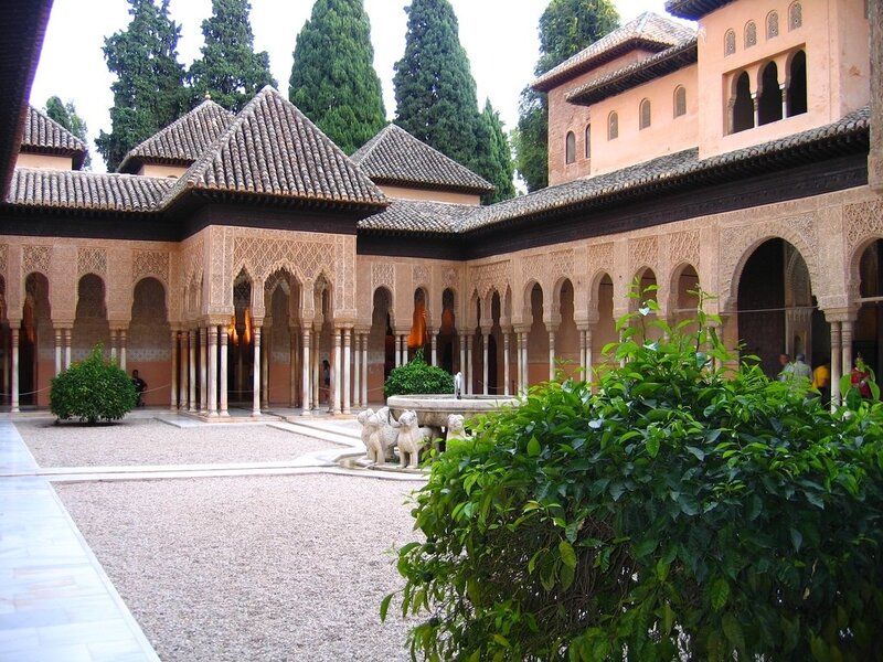 Courtyard of Alhambra palace