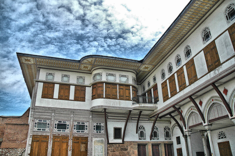 Courtyard of Old Building