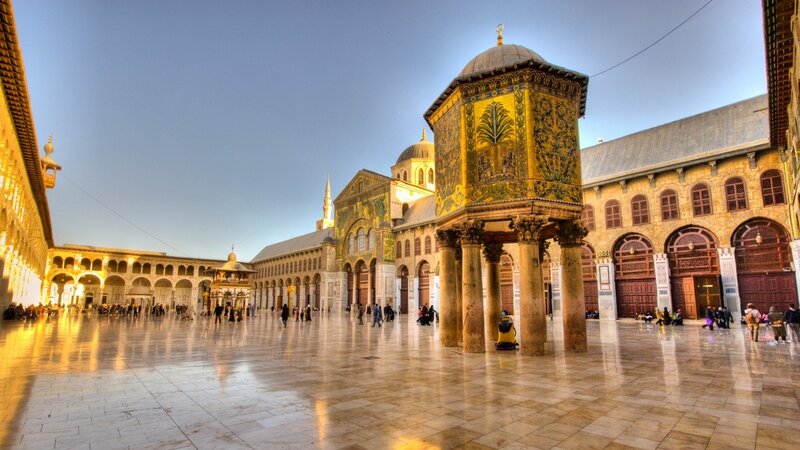 Courtyard of Umayyad Mosque