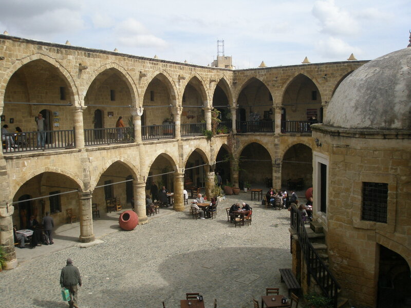 Courtyard with Arched Colonnades