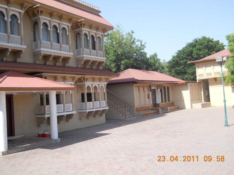 Courtyard with Buildings