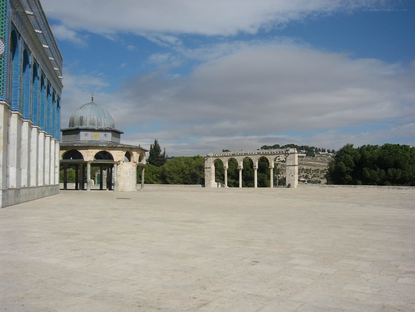 Courtyard with domed structure