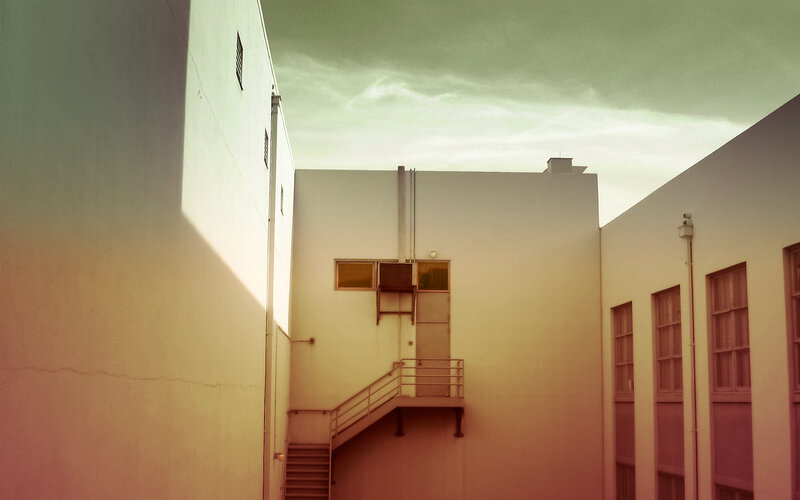 Courtyard with Stairway