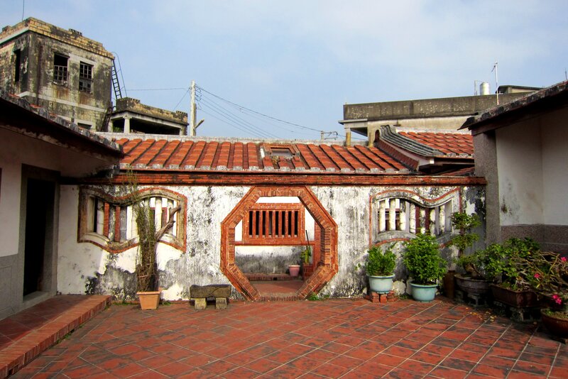 Courtyard with Tiled Roof