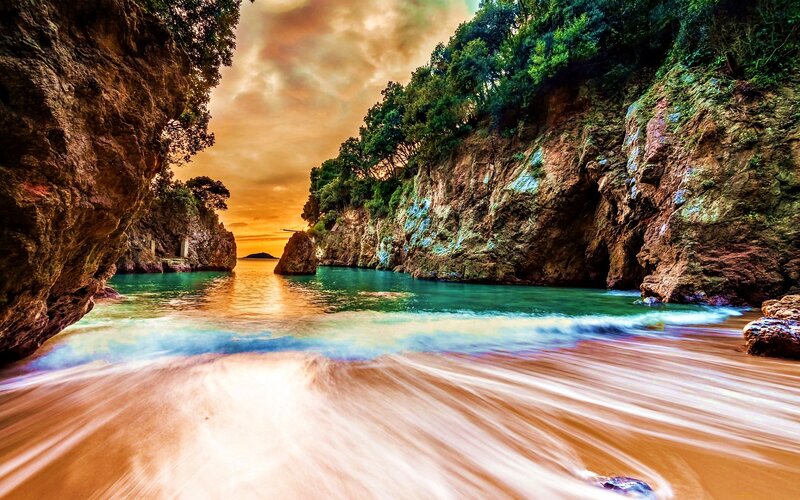 Cove with Turquoise Water
