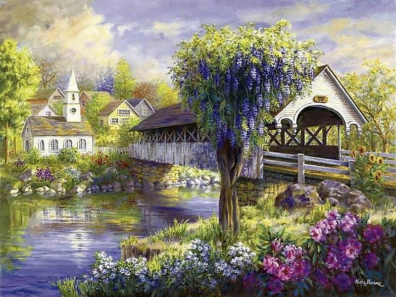 Covered Bridge Village — Green