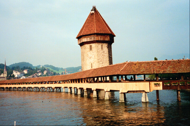 Covered Bridge with Tower