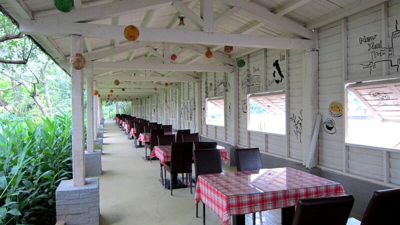 Covered Outdoor Dining Area