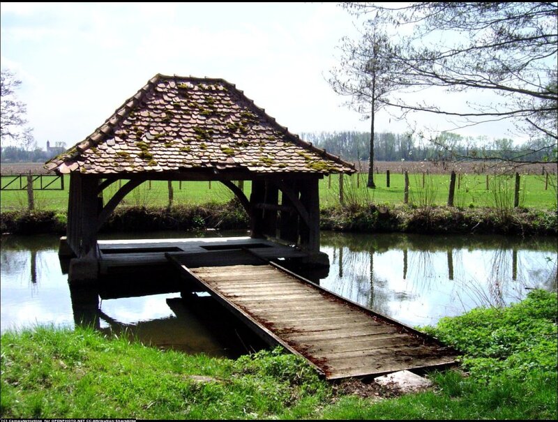 Covered Wooden Dock