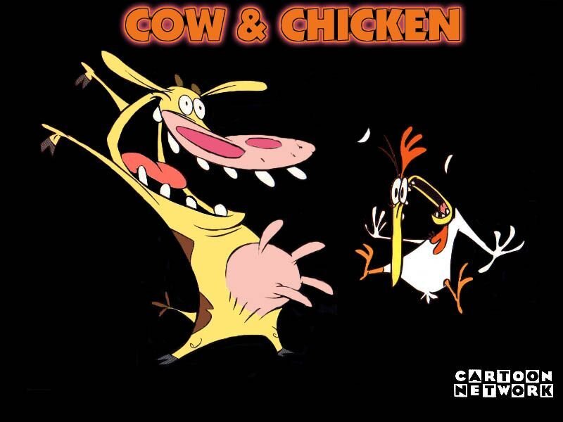 Cow and Chicken cartoon