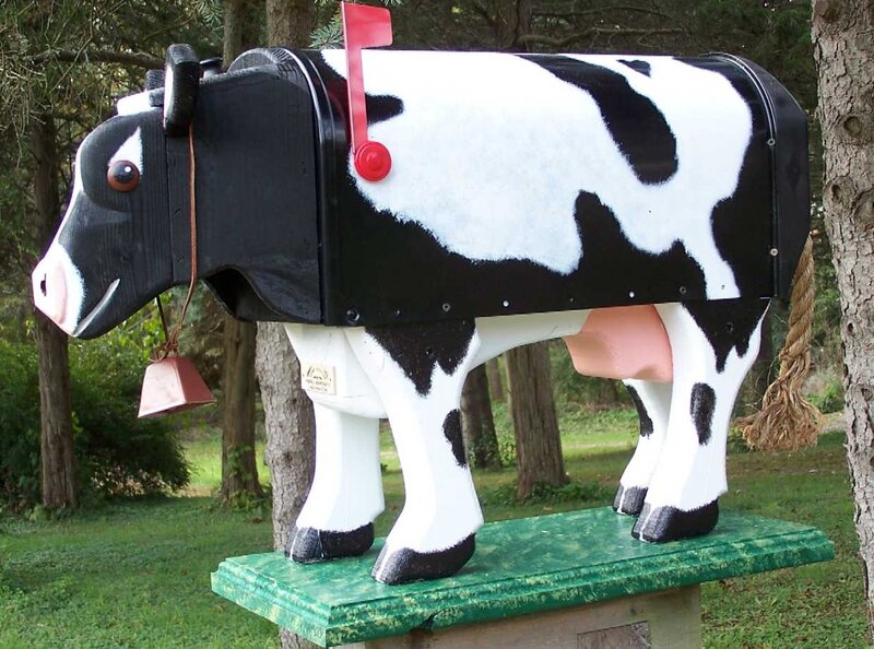 Cow-shaped Mailbox