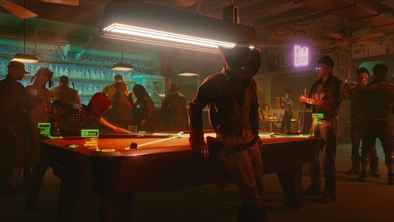 Cowboy at Pool Table