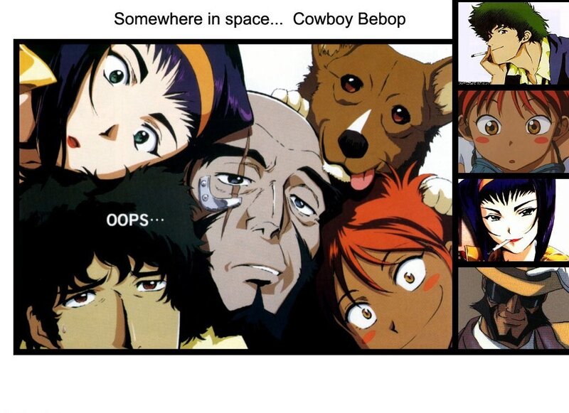 Cowboy Bebop cast collage