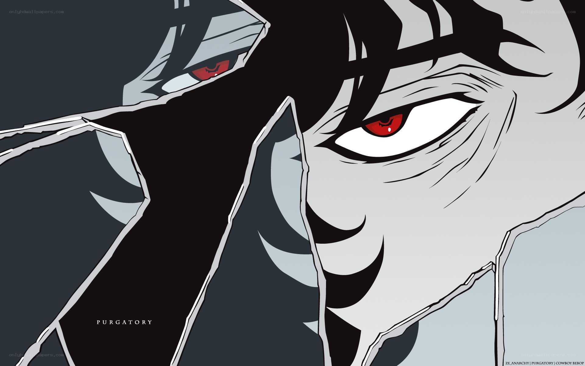 Cowboy Bebop character close-up