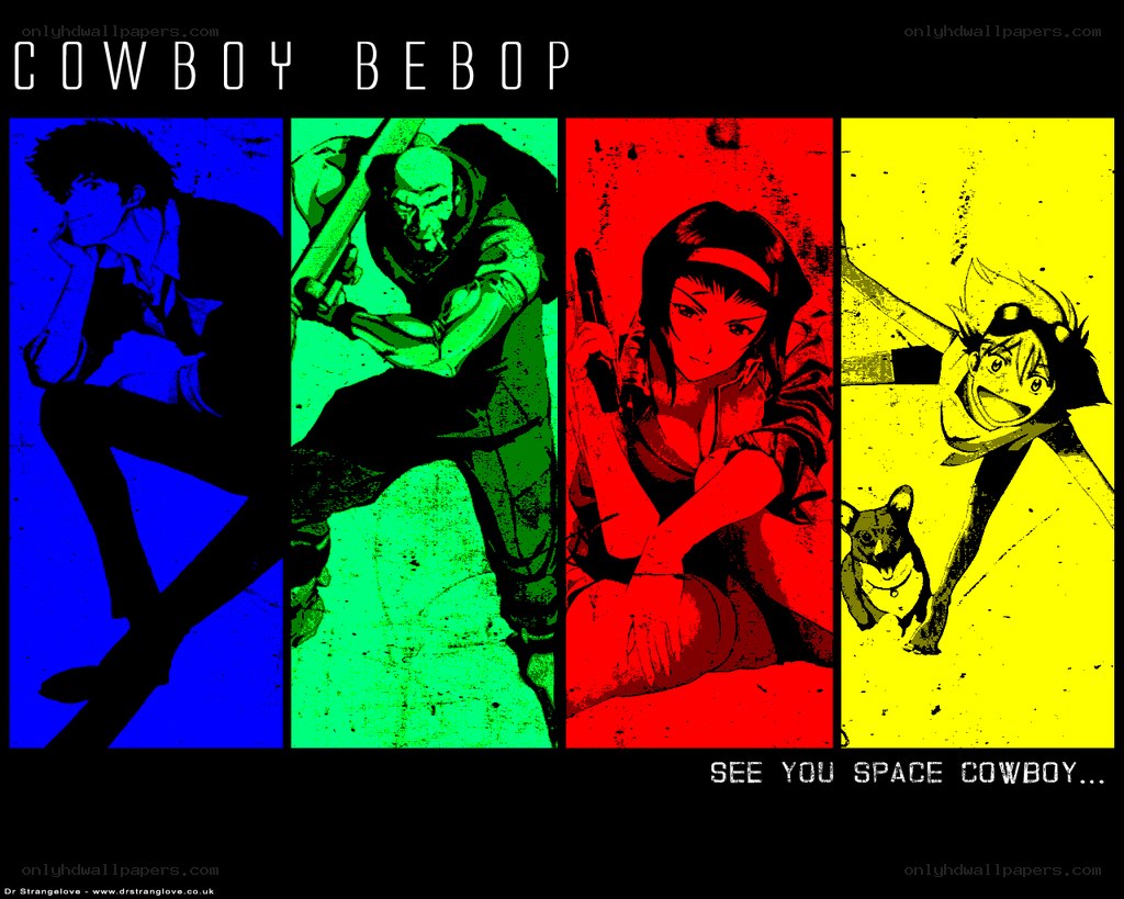 Cowboy Bebop character collage