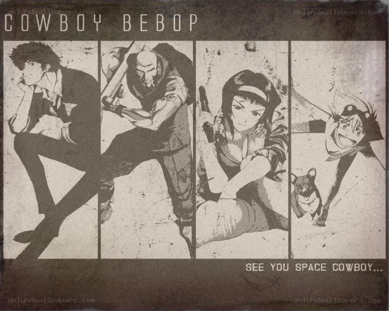 Cowboy Bebop character collage
