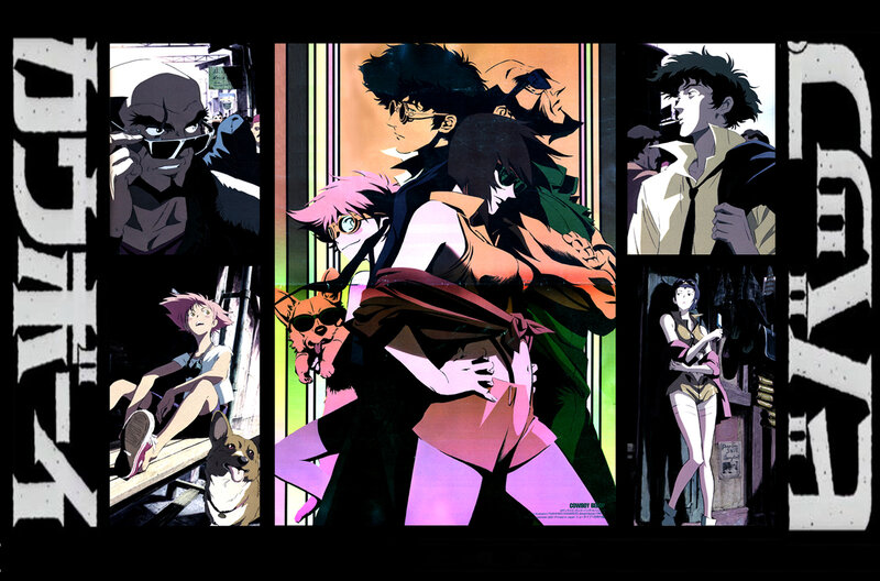Cowboy Bebop character collage