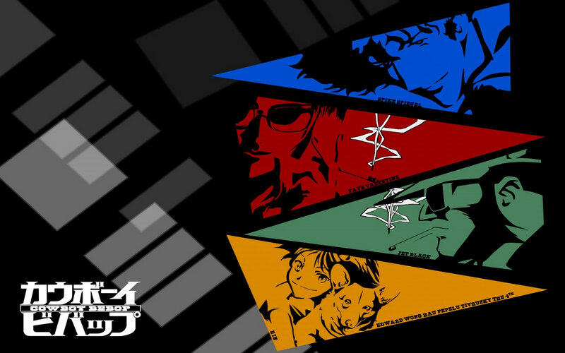 Cowboy Bebop character collage