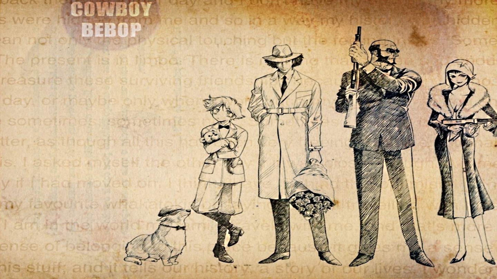 Cowboy Bebop character lineup